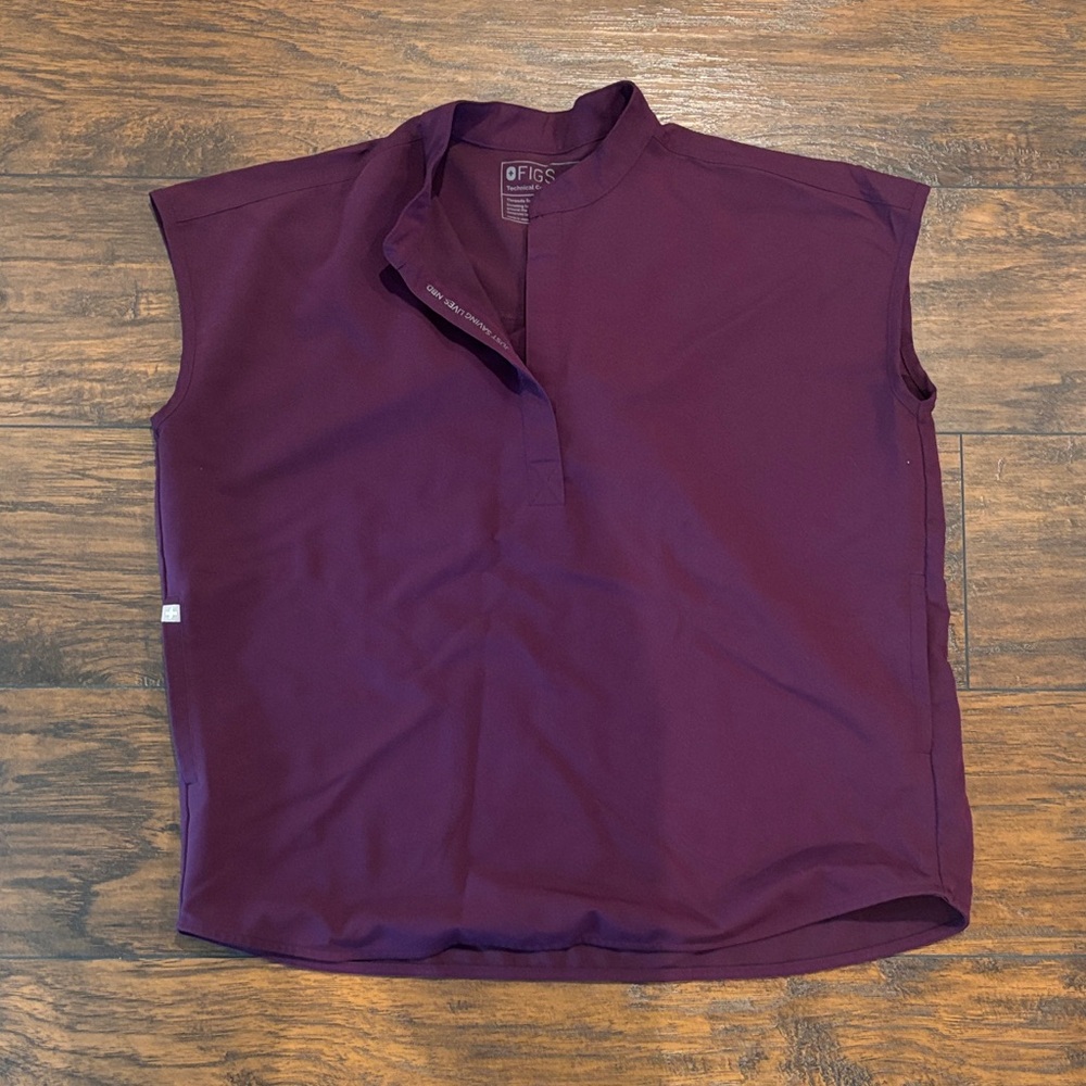 Women’s Deep Purple Rafaela Scrub Top
